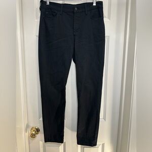 Size 6, women’s black denim jeans, NYDJ